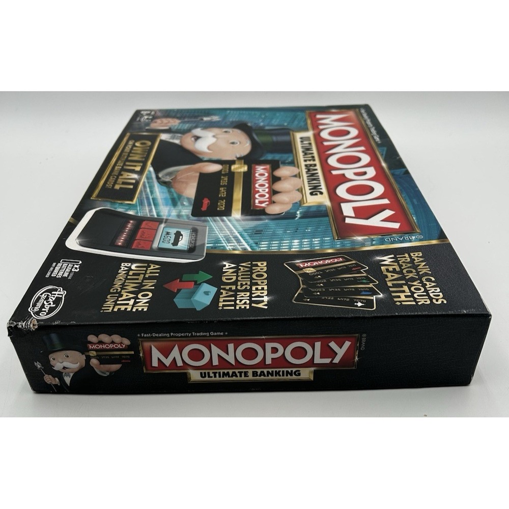 Monopoly Ultimate Banking Complete Unit Works Hasbro 2016 Electronic Finance - Picture 11 of 14